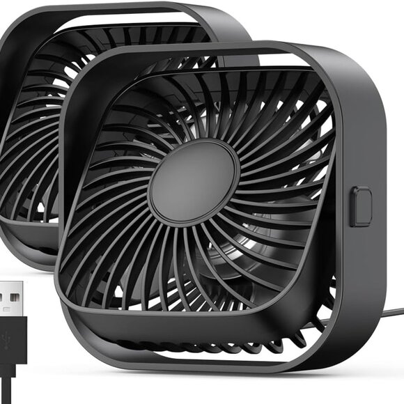 USB Desk Fan Mini Personal Fan Small USB Fan for Desk - Picture 1 of 8
